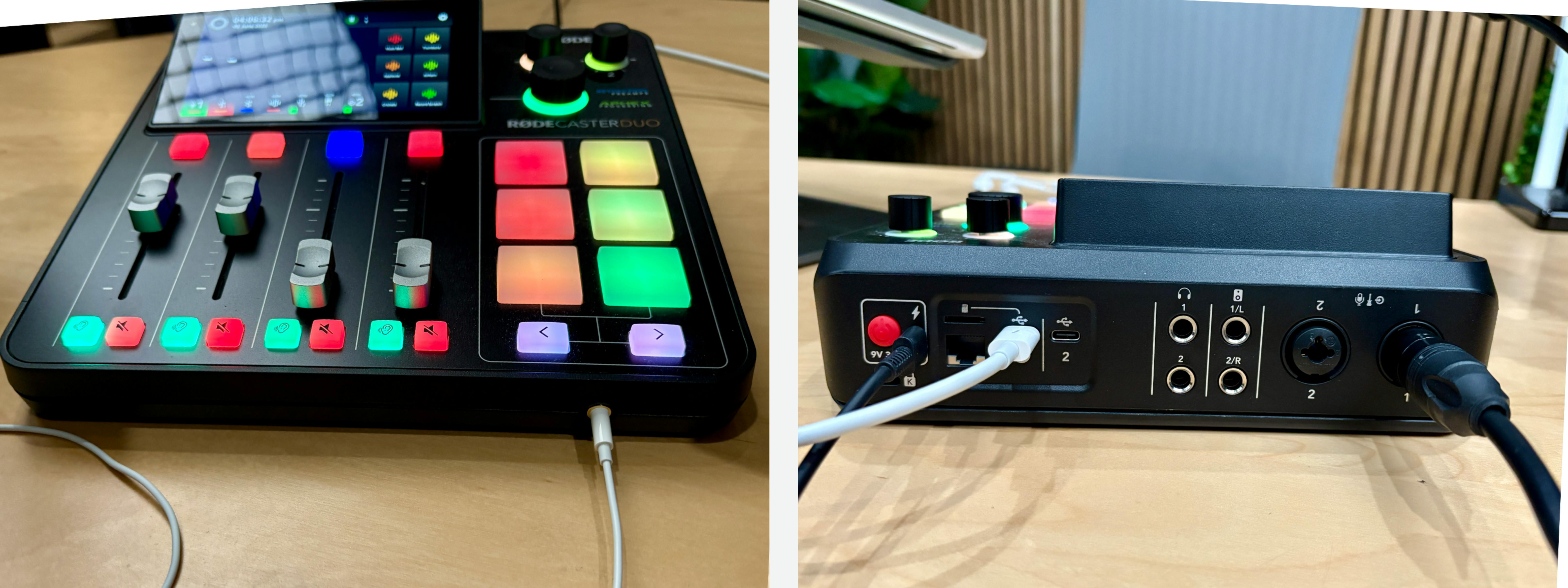 cables into rode caster