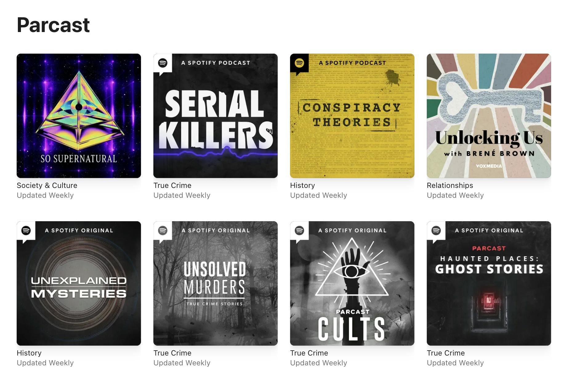 image of Parcast podcasts on Apple Podcasts