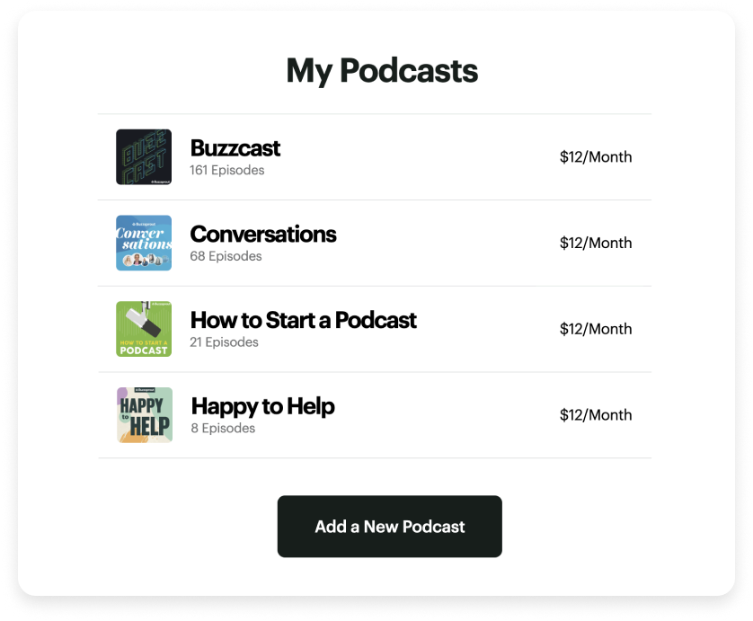 Multiple Podcasts
